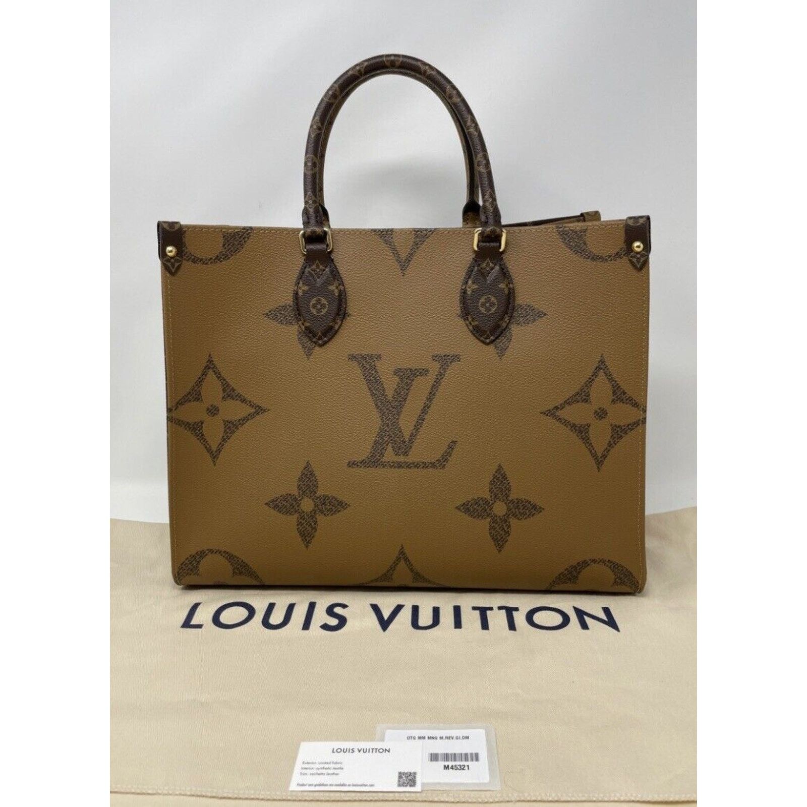 Louis Vuitton Louis Vuitton ONTHEGO MM Monogram Reverse Bag Size ONE SIZE - 3 Thumbnail