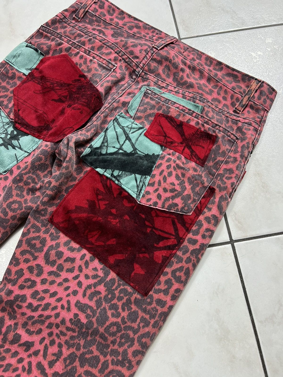 Siberia Hills Siberia Hills leopard fullprint velvet patchwork y2k pants Size US 28 / EU 44 - 15 Thumbnail