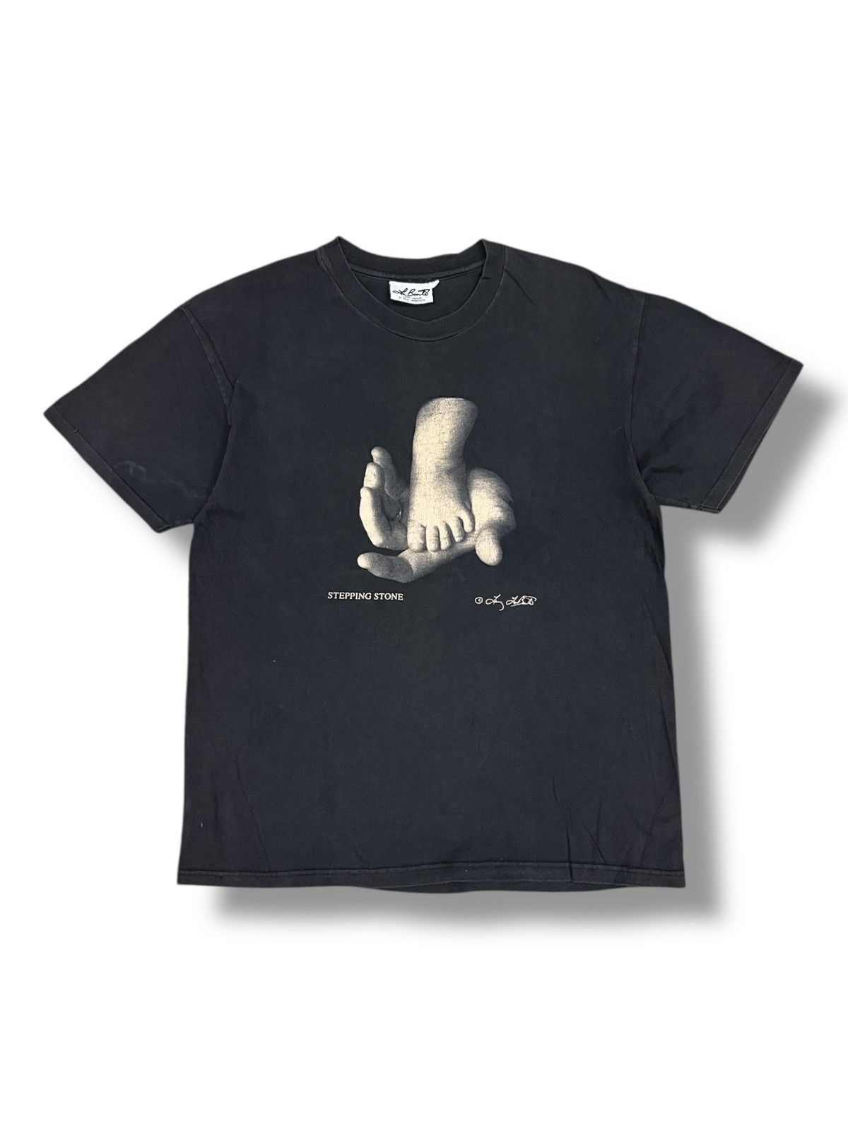 Vintage Vintage Larry Labonte “Stepping Stone” Art Graphic Tee Size US L / EU 52-54 / 3 - 1 Thumbnail