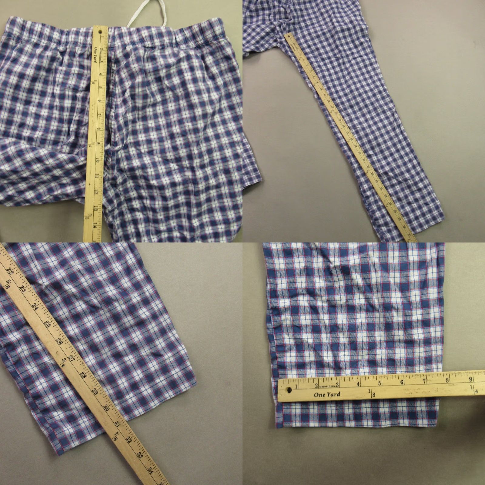 Vineyard Vines Vineyard Vines Pants Mens Large Outdoor Workout Lightweight Activewear Plaid Size US 33 - 8 Thumbnail