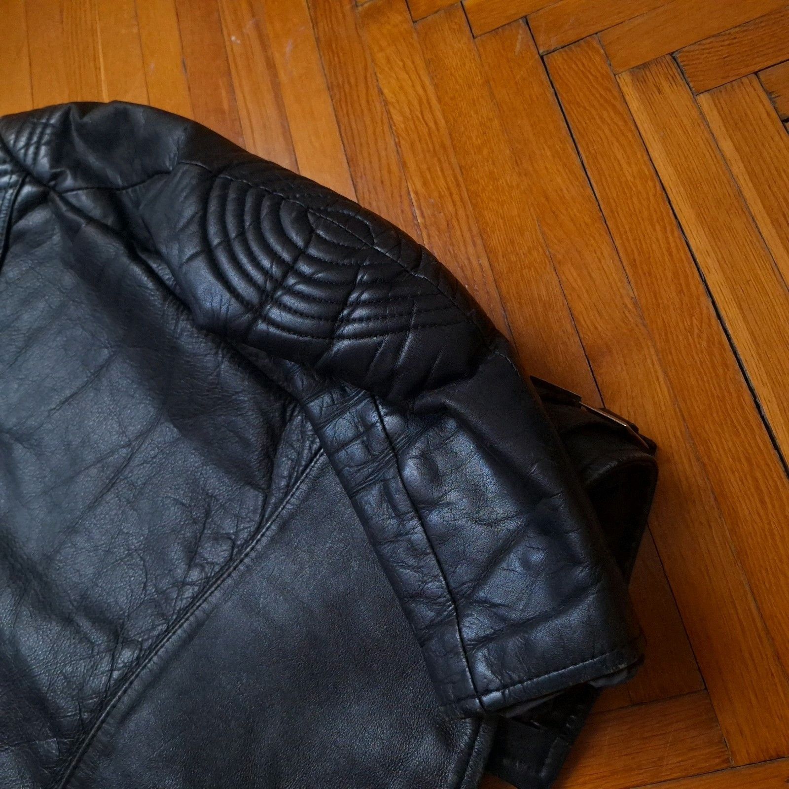Vintage Biker Jacket Motorcycle Metal Punk Rock Oldschool 80s 90s Size US M / EU 48-50 / 2 - 18 Thumbnail