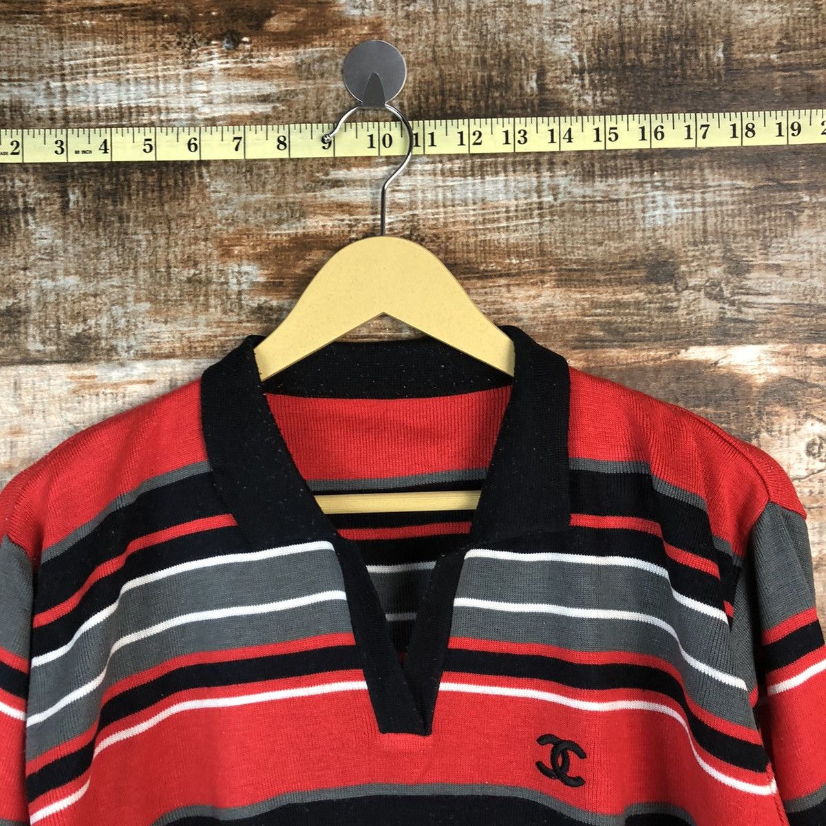 Homespun Knitwear Japanese Brand Red Knitwear #A957 Size M / US 6-8 / IT 42-44 - 4 Thumbnail