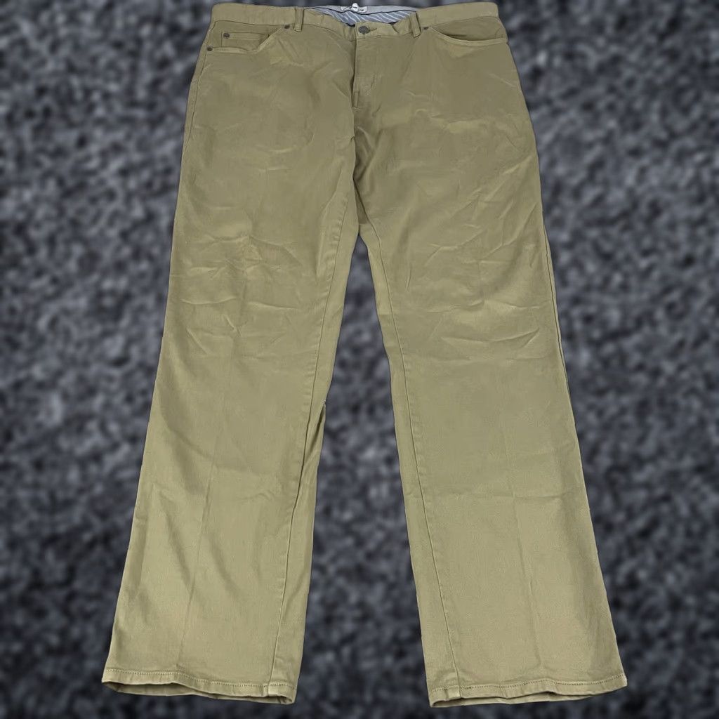 Peter Millar VINTAGE Peter Millar Pants 40x33 Sateen 5-Pocket Khaki Stretch Everyday T238 Size US 40 / EU 56 - 1 Thumbnail