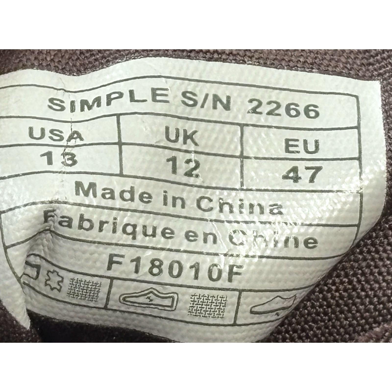 Vintage VINTAGE Simple Eco Men's Sneakers Casual Lace Up Sz 13 Brown Outdoor Fabric Skateboarding Size US 13 / EU 46 - 6 Thumbnail