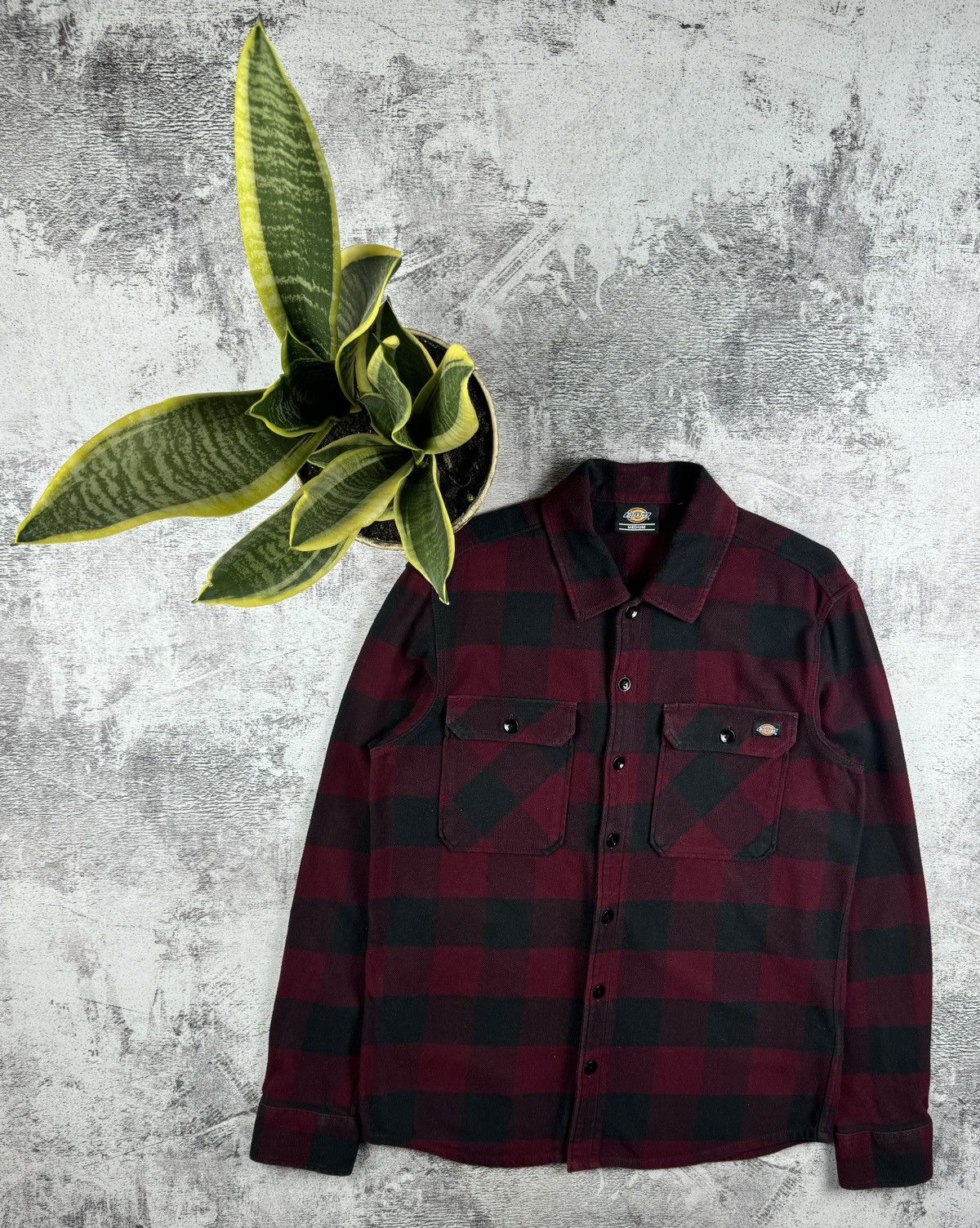 Dickies Dickies 90S Flannel Workwear Checked Longsleeve Basic Shirt Size US M / EU 48-50 / 2 - 1 Thumbnail