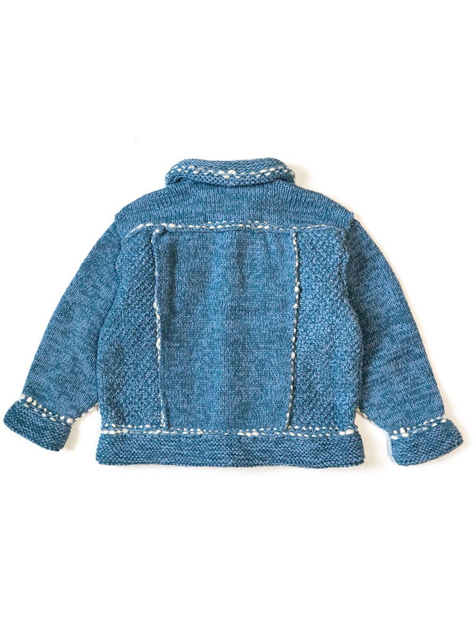 Kapital [OS] Wool Hand Knit Cowichan G Jean in Navy Size US L / EU 52-54 / 3 - 16 Thumbnail