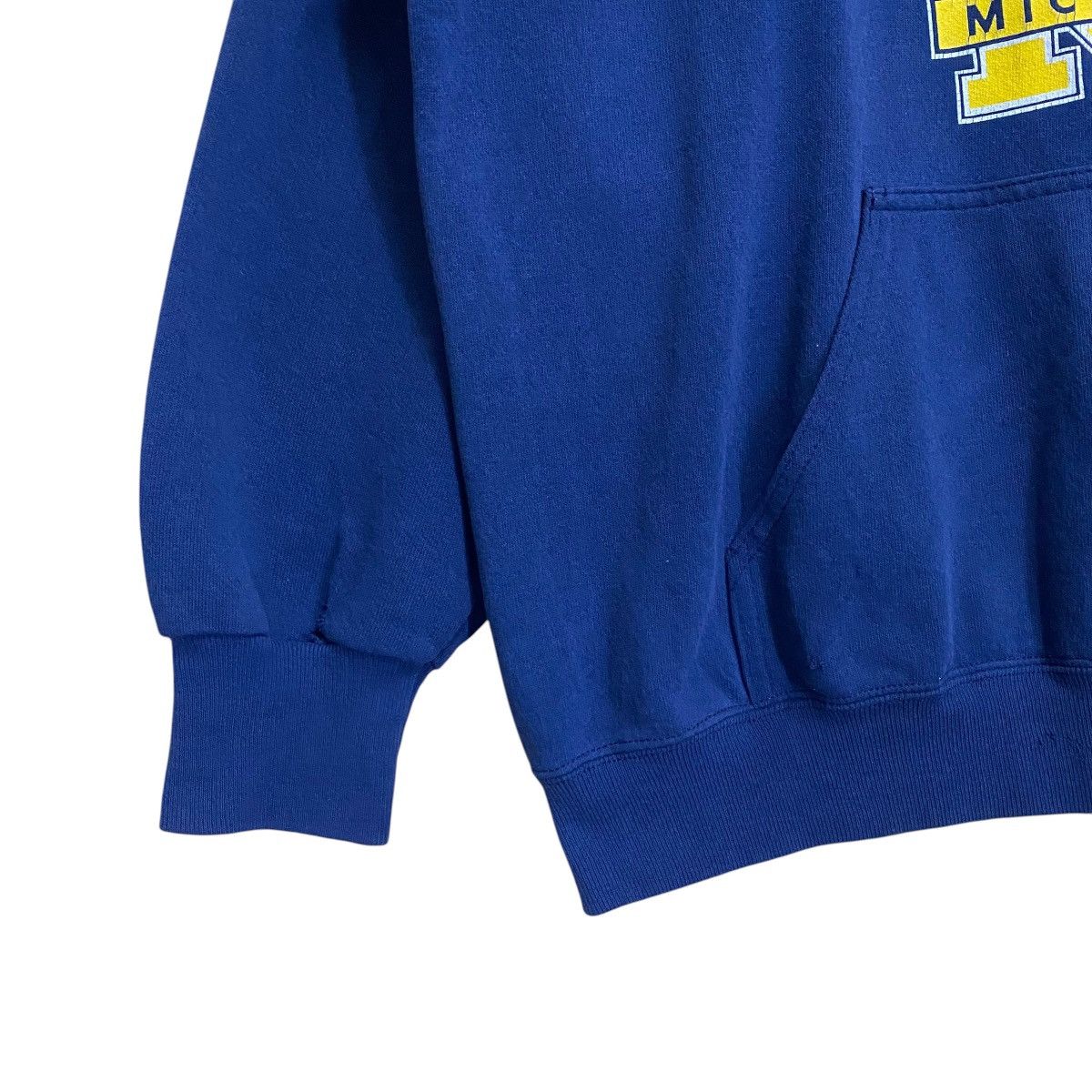 NFL Vintage 90s Michigan Wolverines Big Logo Crewneck Hoodie Size US L / EU 52-54 / 3 - 7 Thumbnail