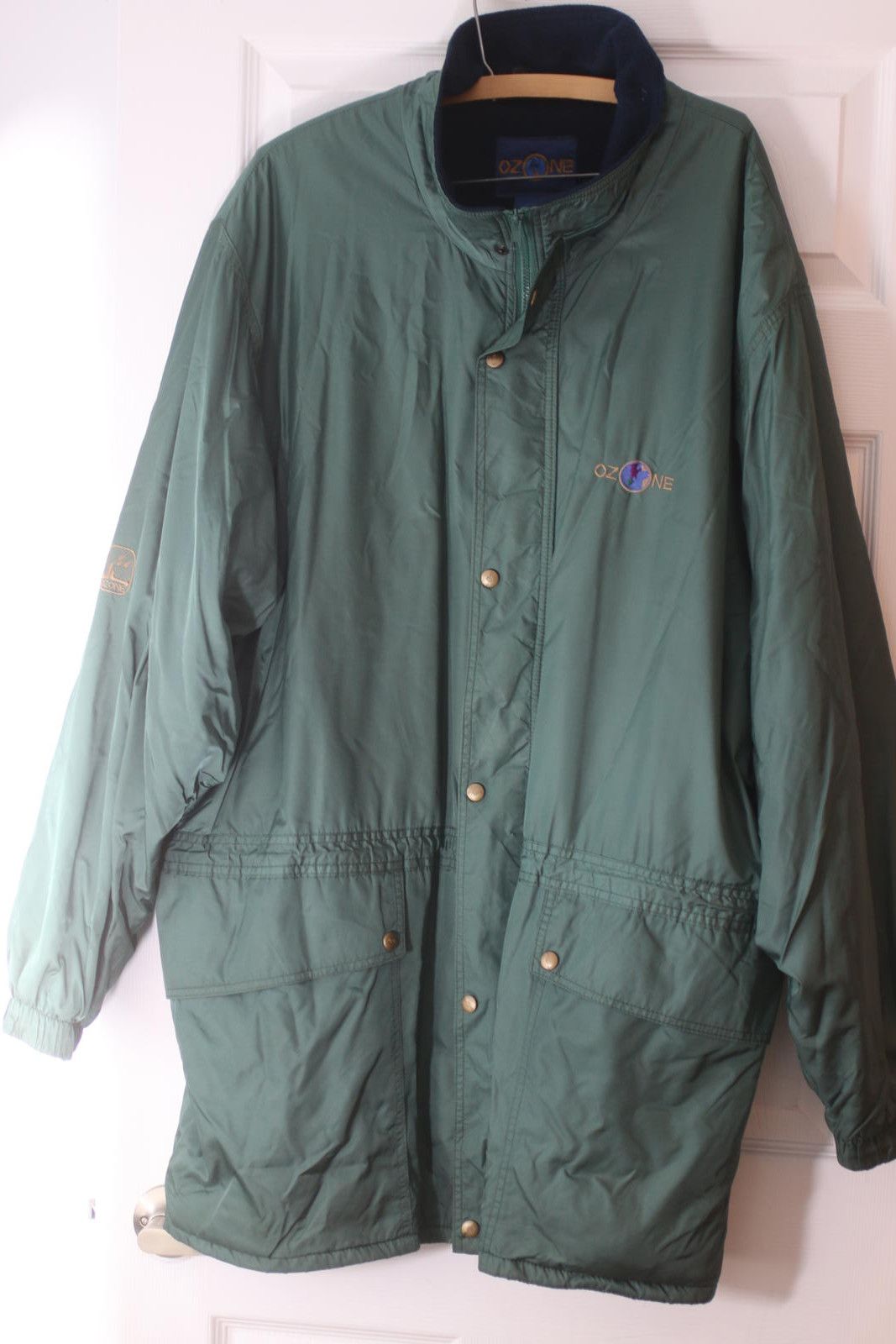 Other Ozone Green Nylon Jacket 3XL Vintage Outdoor WindbreakerCoat Size US XXL / EU 58 / 5 - 1 Thumbnail