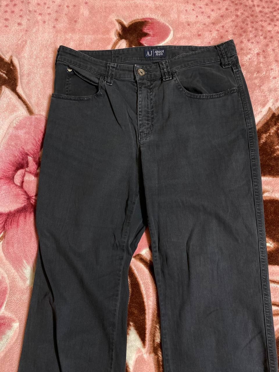 Armani × Vintage Vintage Armani Pocket Logo Baggy Jeans Y2K 32 Size US 30 / EU 46 - 16 Thumbnail