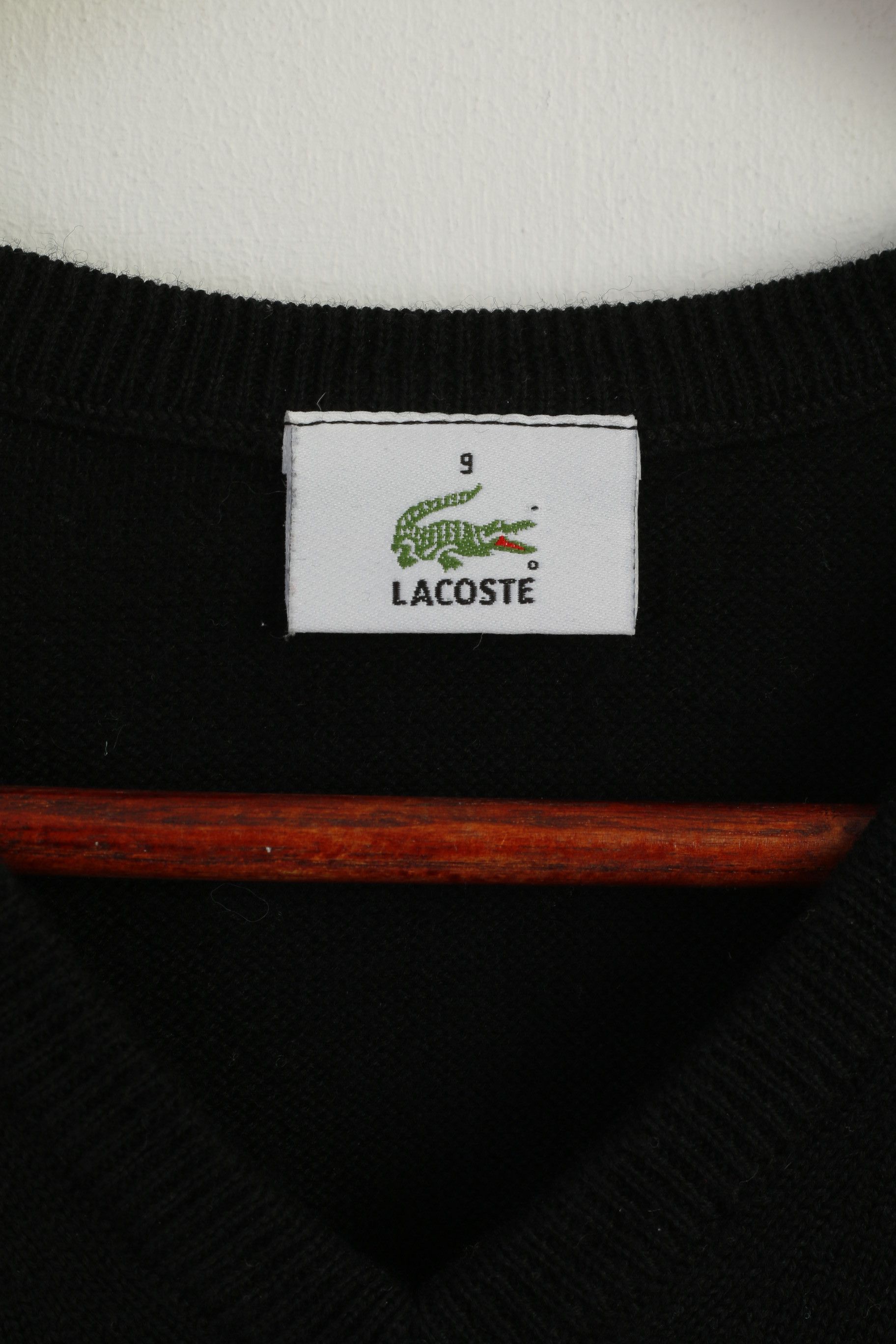 Lacoste Lacoste Men 9 XXL Sweater Vest Black Pure 9627 Size US XXL / EU 58 / 5 - 4 Thumbnail