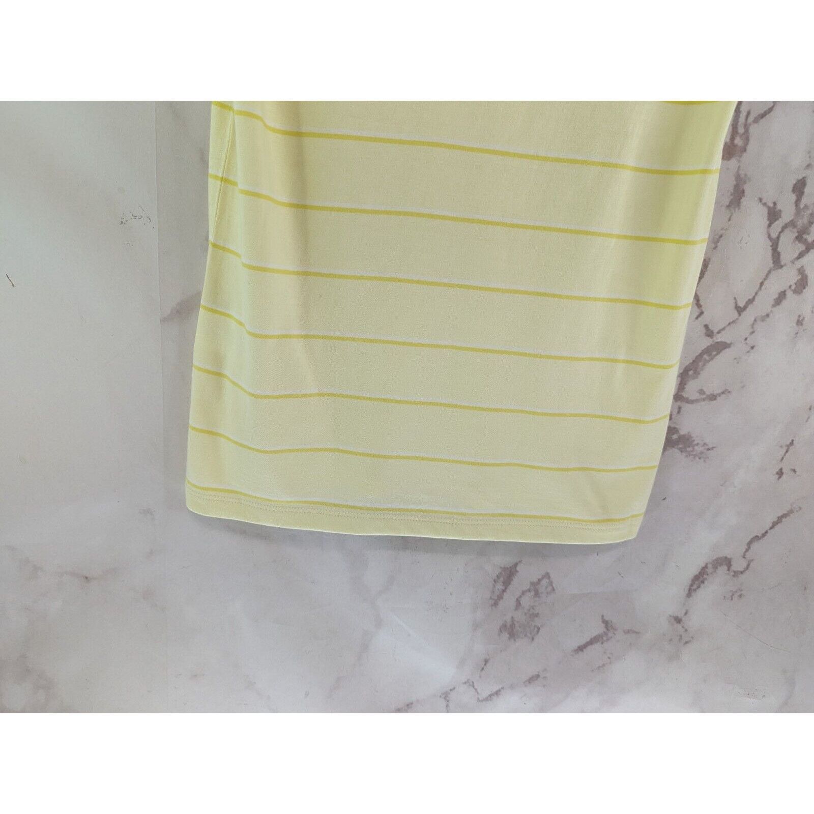 Everlane Everlane T Shirt Women Medium Yellow Stripe Organic Crew Size M / US 6-8 / IT 42-44 - 7 Thumbnail
