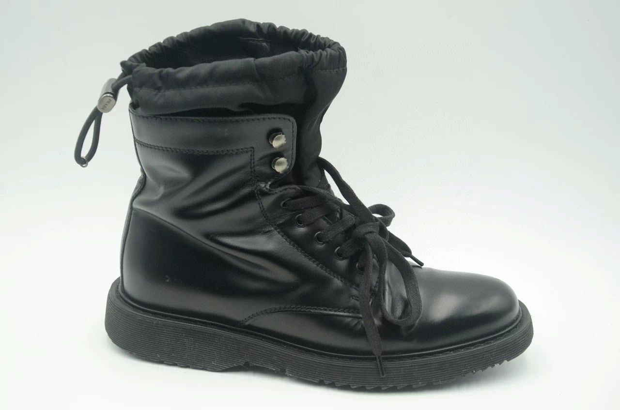 Prada Prada high-top double leather black men's 42 boots Size US 9 / EU 42 - 6 Thumbnail
