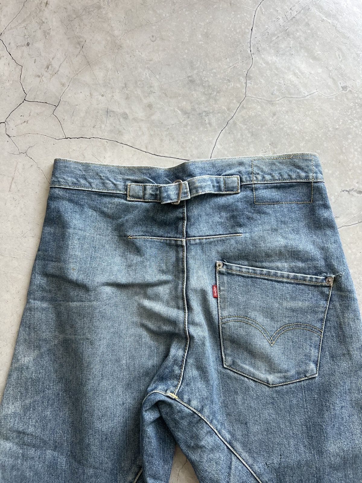 Levi's Levis Engineered Shorts Buckle Back Tag W31 Actual 30x24 Size US 31 - 5 Thumbnail