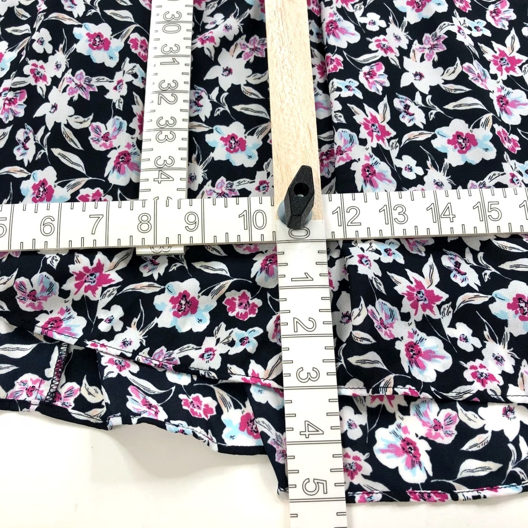 Banana Republic Banana Republic NEW Women's Knee Dress A-Line Floral All Over Print Blue 0 Size XS / US 0-2 / IT 36-38 - 3 Thumbnail