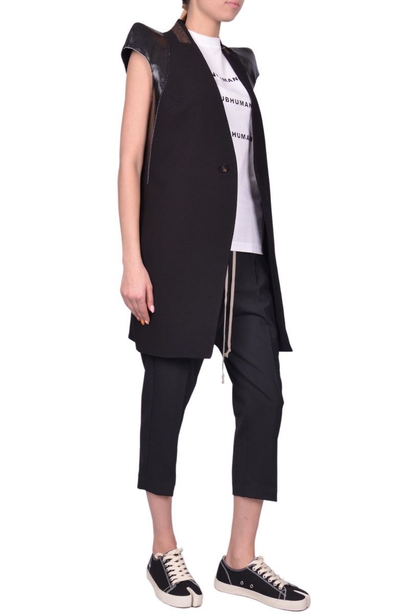 Rick Owens Last Size Rick Owens Wool Blend Vest in Black Size M / US 6-8 / IT 42-44 - 4 Thumbnail