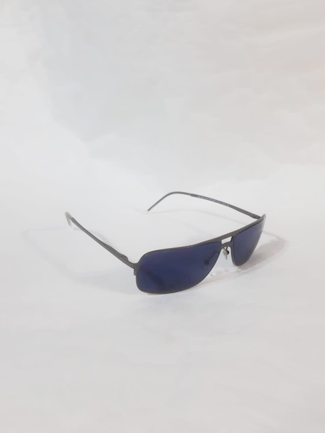 Dior SS 2005 "Beck" Dior X Hedi Slimane Blue Lense Small Glasses Size ONE SIZE - 3 Thumbnail