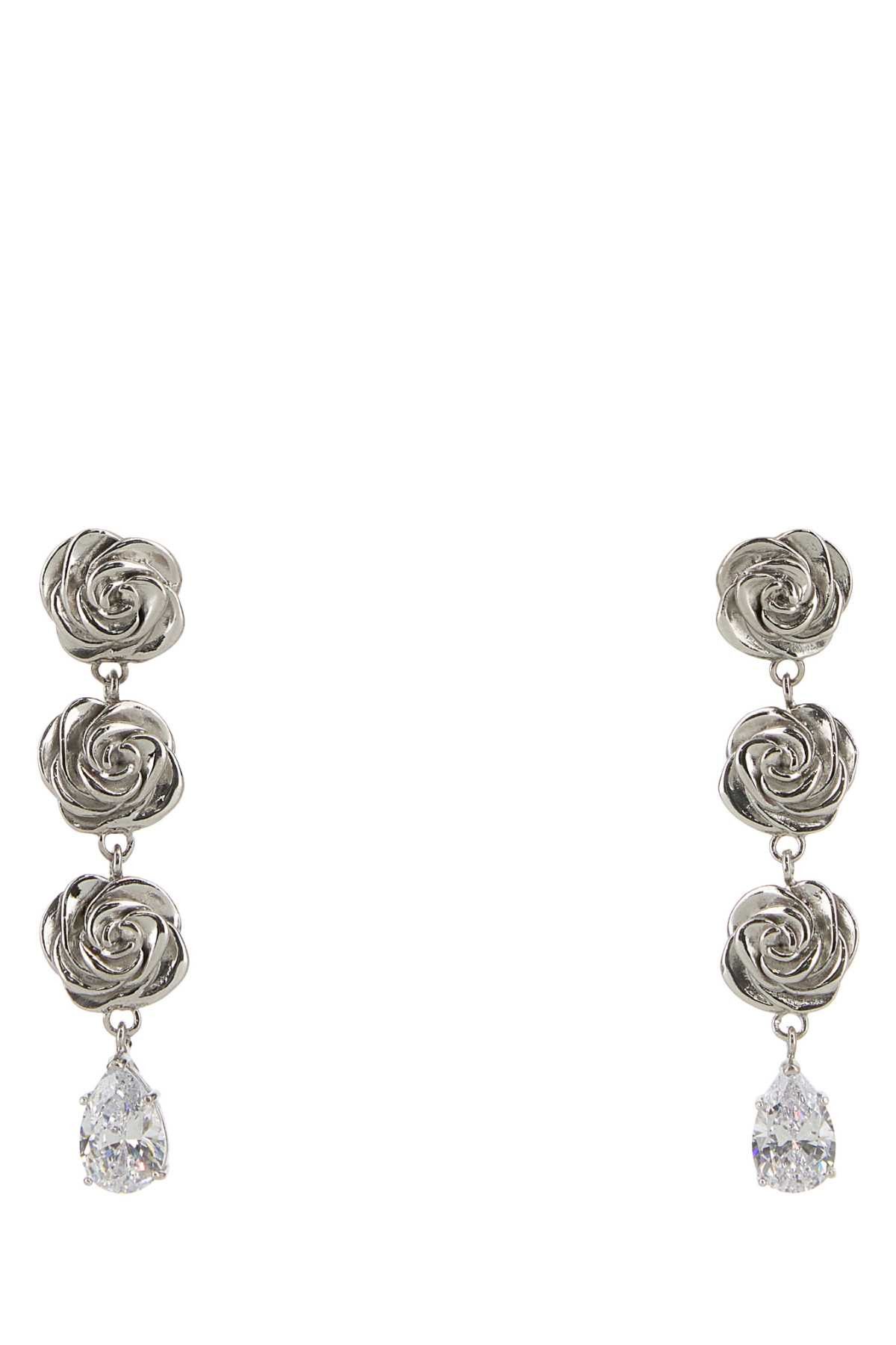 Magda Butrym Silver Metal Earrings Size ONE SIZE - 1 Thumbnail
