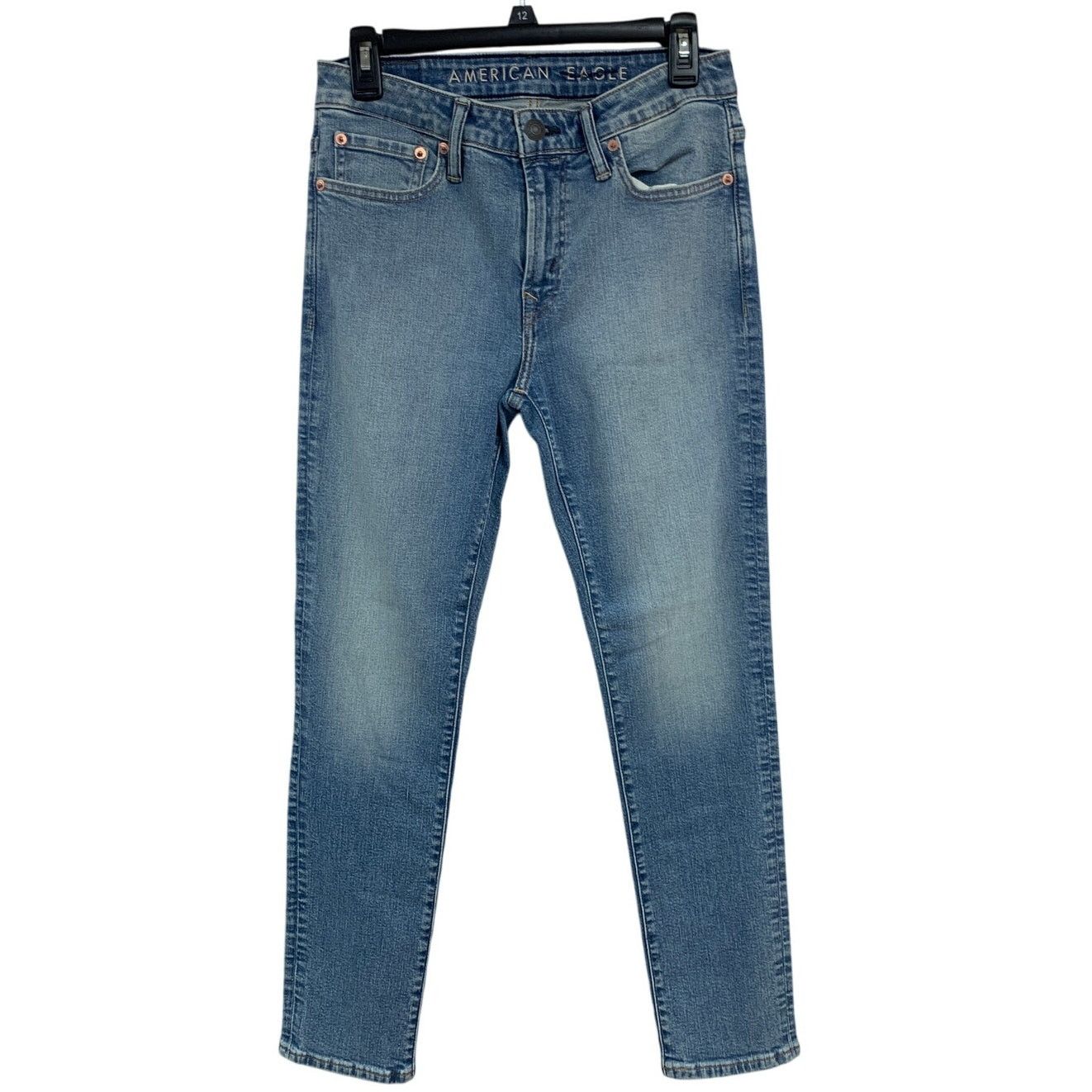 American Eagle Outfitters New American Eagle Mens 29 X 30 Cotton Skinny Denim Jeans Size 29" - 1 Thumbnail