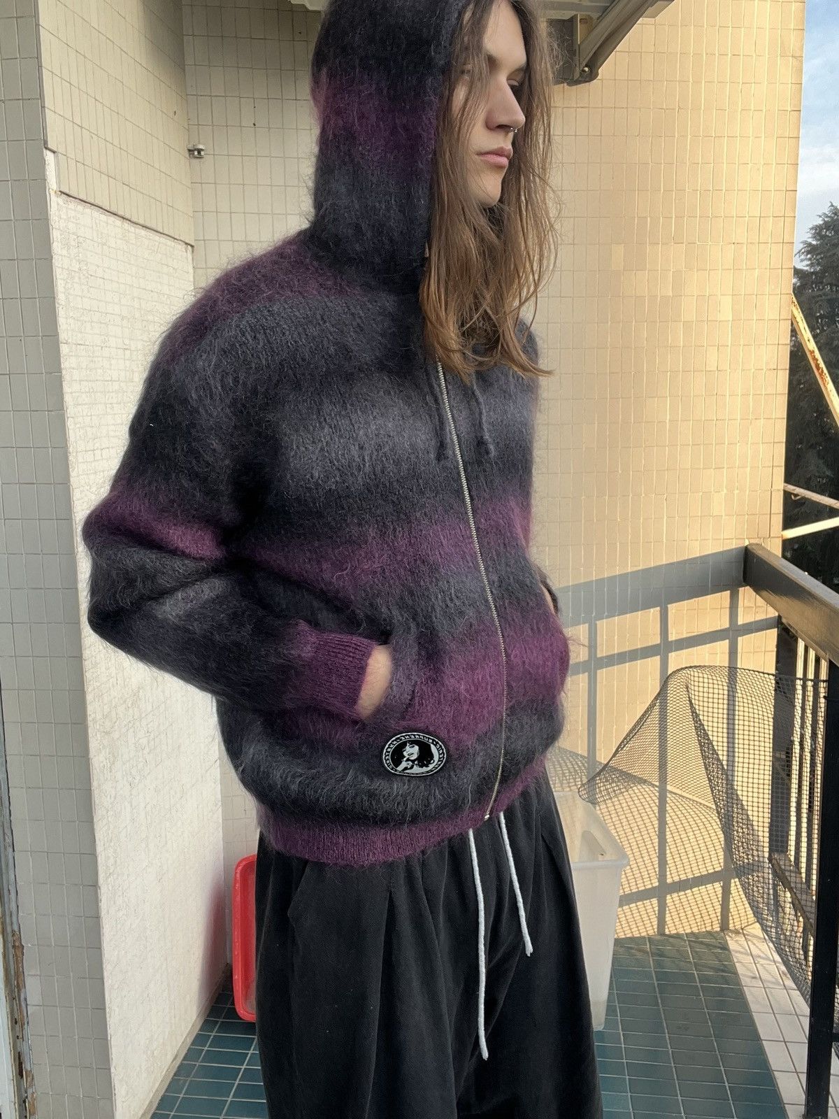 Hysteric Glamour × Supreme Supreme®/Hysteric Glamour Mohair Zip Up Hooded Sweater Size US M / EU 48-50 / 2 - 11 Thumbnail