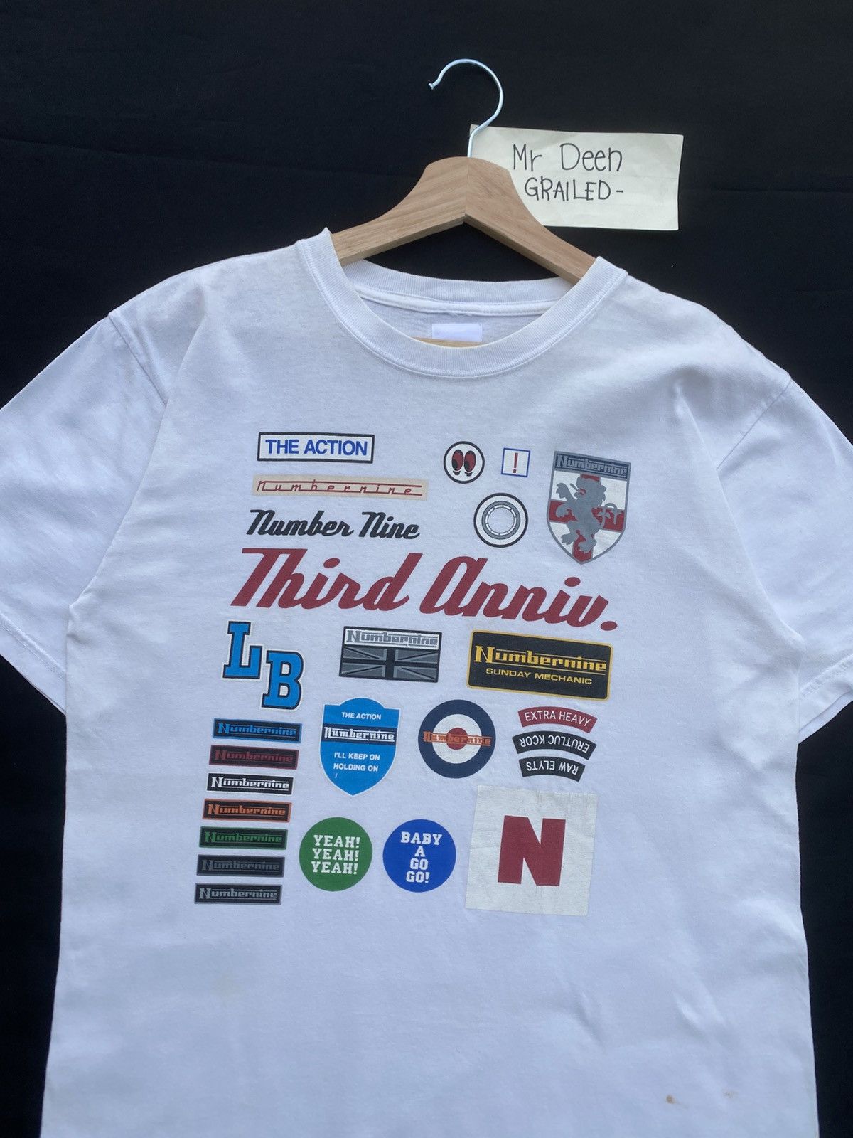 Number (N)ine Rare Takahiromiyshita Number Nine Third Anniversary Tshirt Size US S / EU 44-46 / 1 - 5 Thumbnail