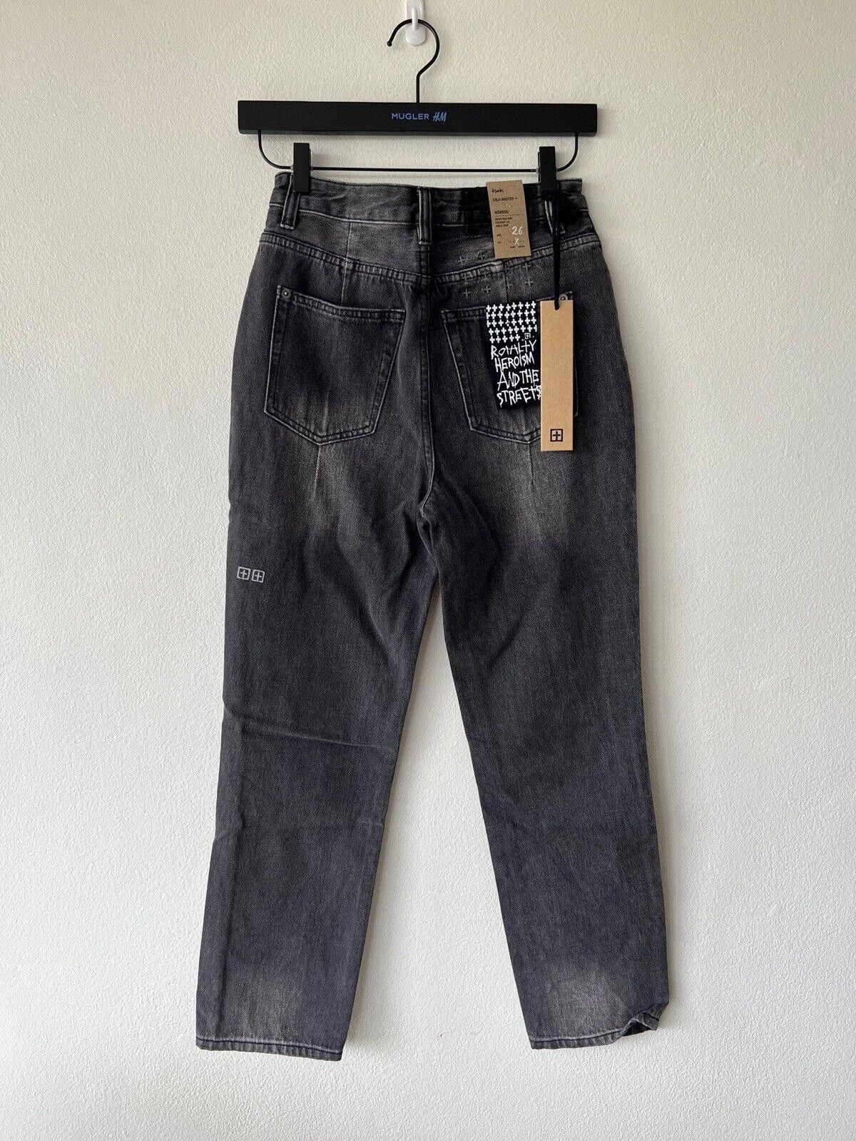 Ksubi new Ksubi womens denim jean chlo wasted grey 26 8 throwblack Size 26" / US 2 / IT 38 - 4 Thumbnail