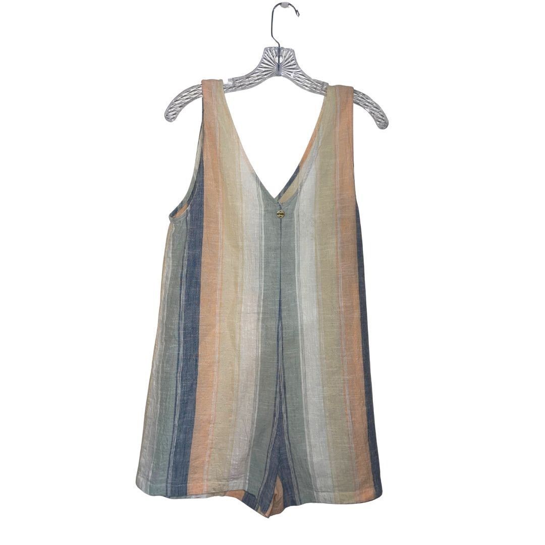 Rip Curl Rip Curl Classic Surf Striped Romper SZ Medium Jumper Beachy Size 27" / US 4 / IT 40 - 3 Thumbnail