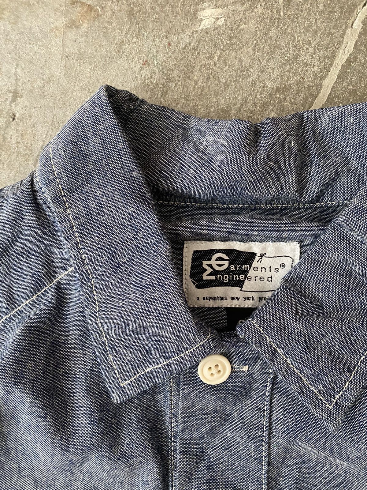 Engineered Garments Engineered Garments Pullover Chambray Shirt Kapital Comoli Size US S / EU 44-46 / 1 - 5 Thumbnail
