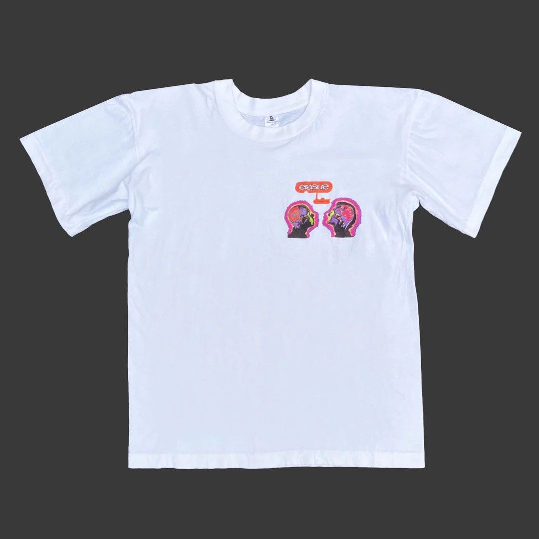 Band Tees × Vintage Erasure 1991 90s Vintage Chorus Album Promo Band T-Shirt Size US L / EU 52-54 / 3 - 1 Thumbnail