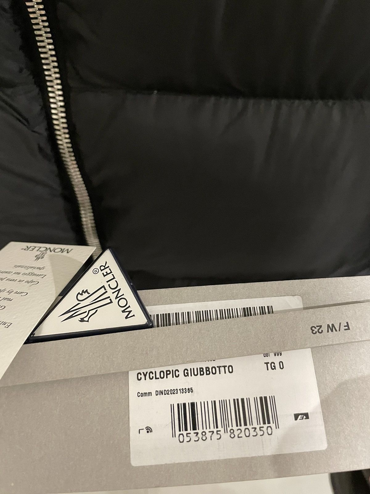 Moncler × Rick Owens Moncler x Rick Owens panelled padded jacket Cyclopic Size US XS / EU 42 / 0 - 8 Thumbnail