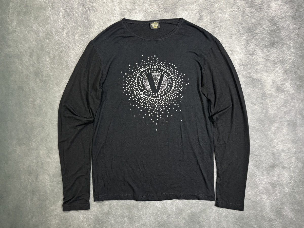 Versace Jeans Couture Vintage Versace Jeans Couture Longsleeve Studded Rhinestone Size US S / EU 44-46 / 1 - 12 Thumbnail