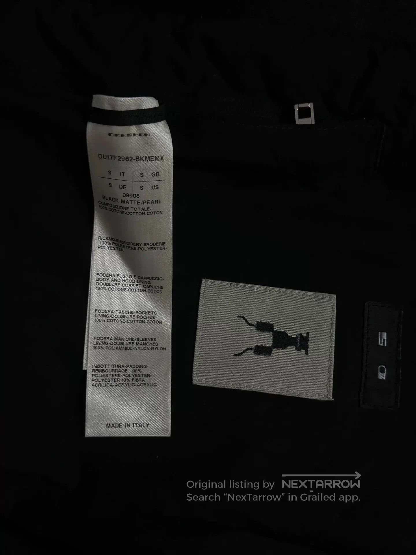 Rick Owens Drkshdw DRKSHDW Tail Coat by RICK OWENS. Size US S / EU 44-46 / 1 - 8 Thumbnail