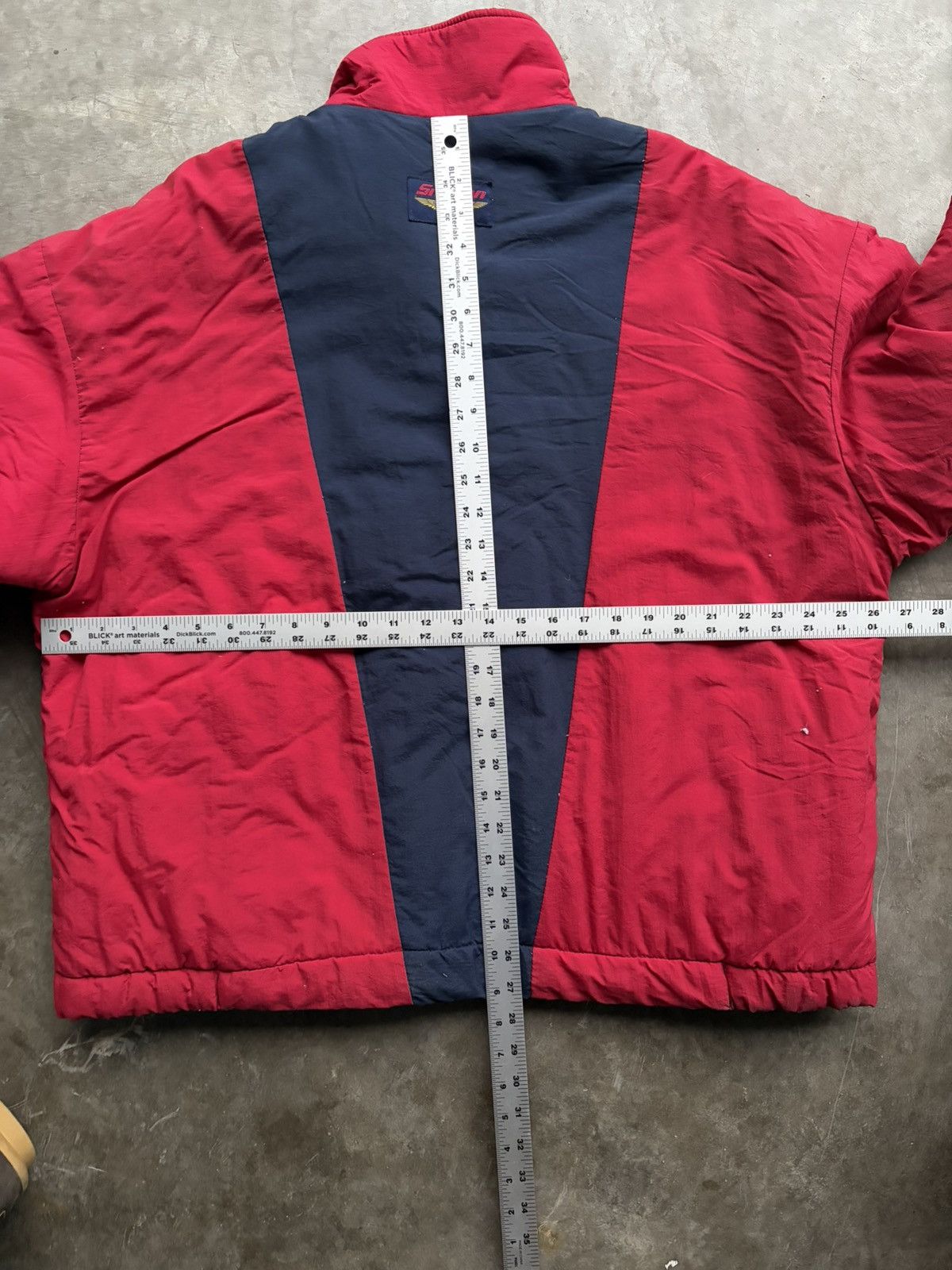 Other Vintage SnapOn Red/Navy Quilted Lined Light Jacket Size US XL / EU 56 / 4 - 5 Thumbnail