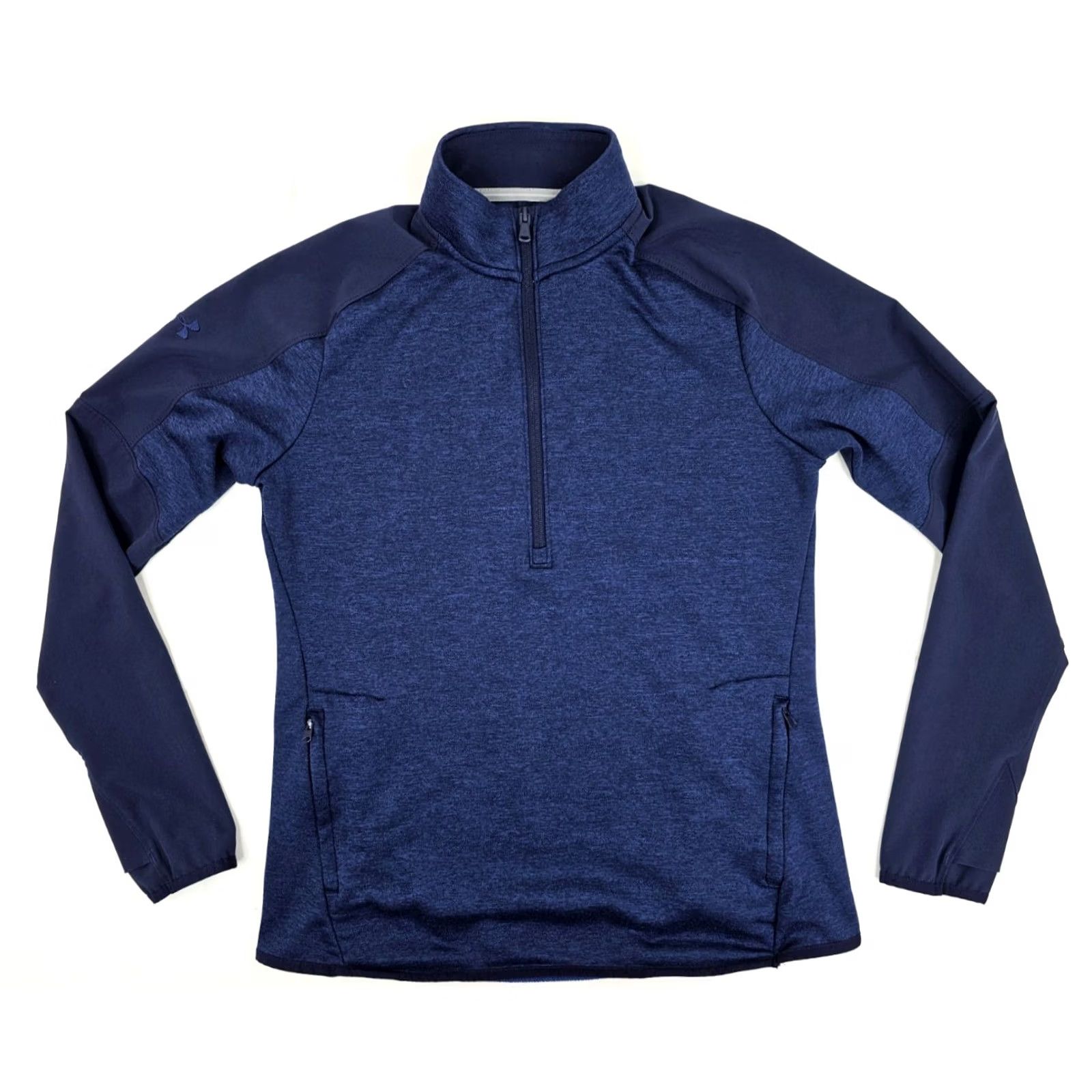 Under Armour Under Armour 1/4 Zip Pullover Loose ColdGear Men M Heathered Blue EUC Shirts Size US M / EU 48-50 / 2 - 3 Thumbnail