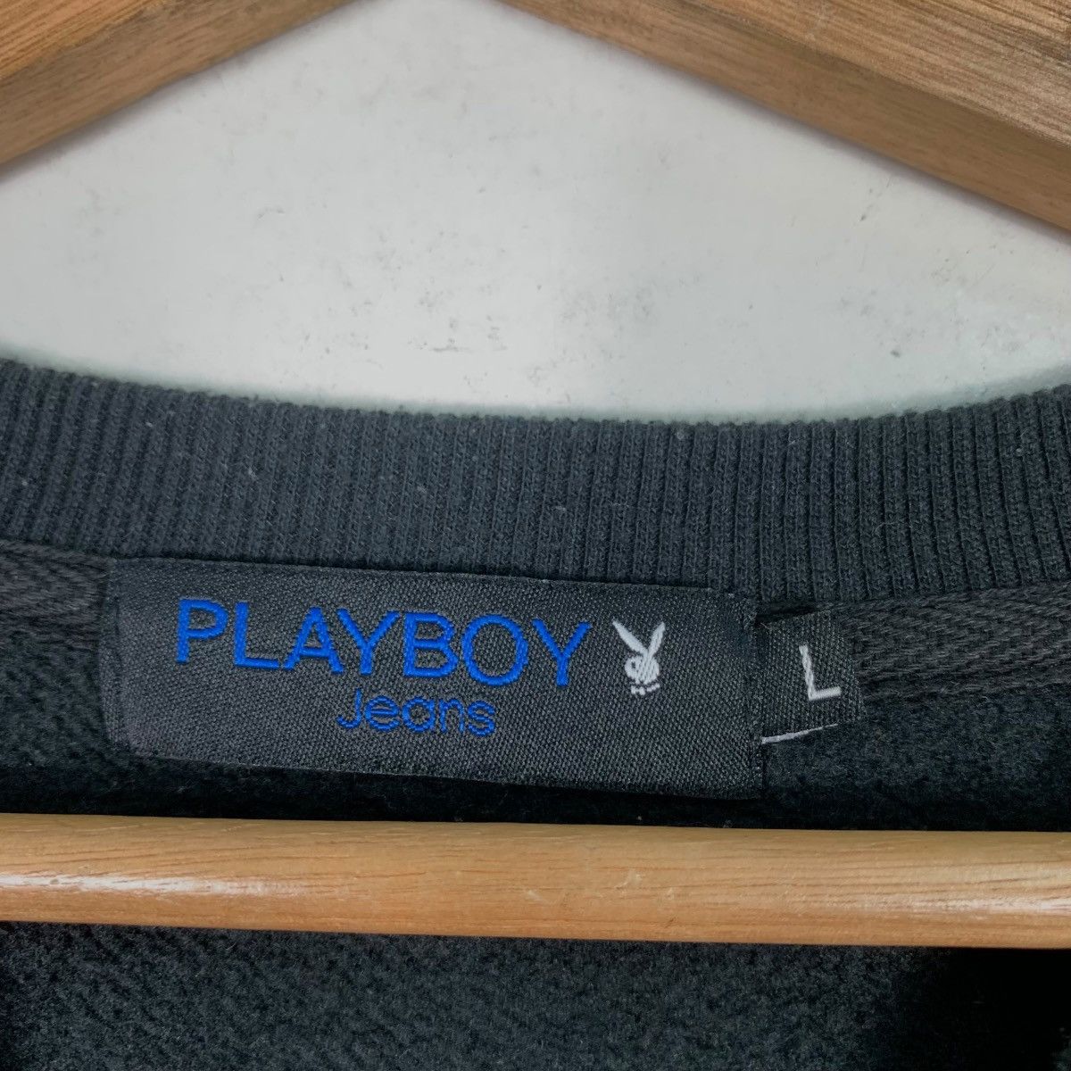 Playboy PLAYBOY Embroidery Big Logo Sweatshirts #0790-C36 Size US L / EU 52-54 / 3 - 11 Thumbnail