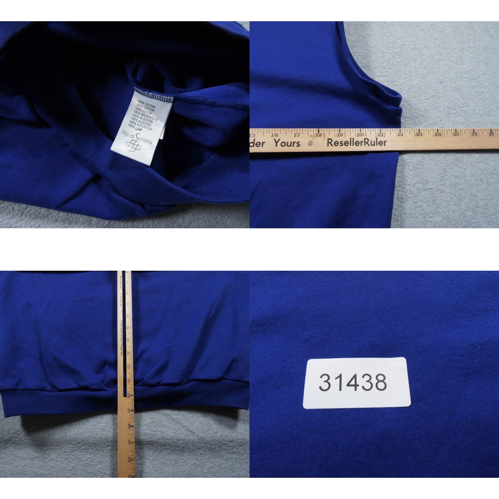Vintage St Andrews Links Vest Mens Medium Blue Quarter Zip Golf Outdoors Preppy Adult Size US M / EU 48-50 / 2 - 8 Thumbnail