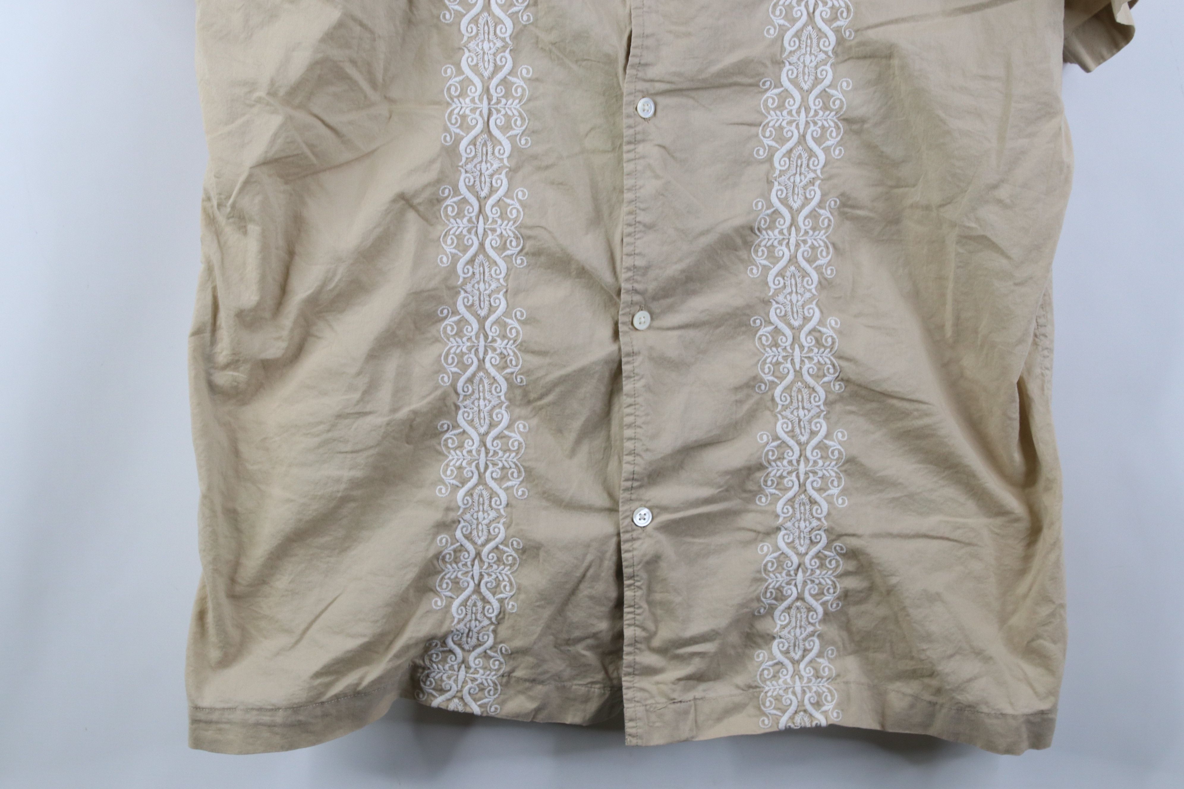 Banana Republic Vintage 90s Y2K Banana Republic Embroidered Button Shirt Size US XL / EU 56 / 4 - 3 Thumbnail