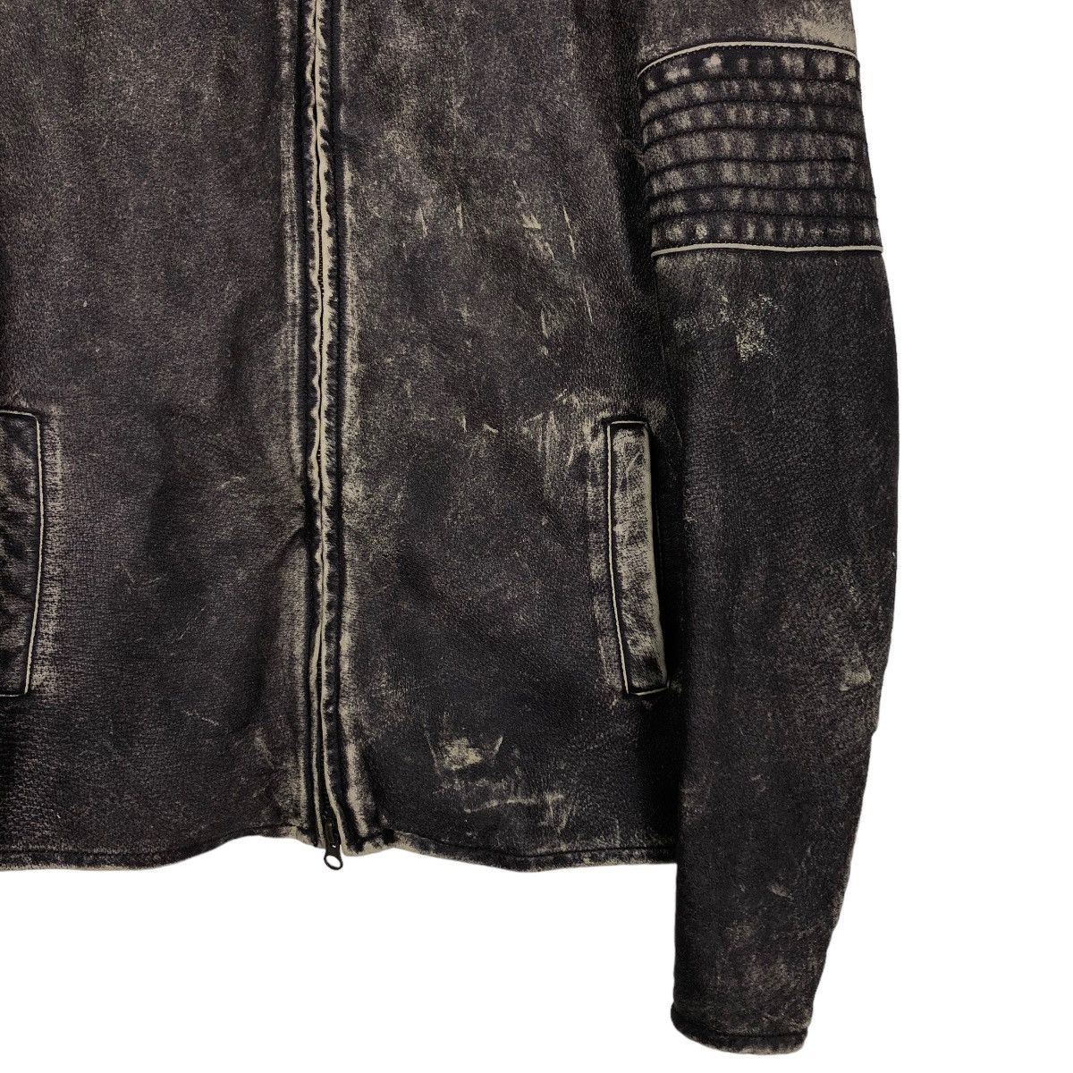 Japanese Brand 🔥Vintage Pigskin Leather Biker Jacket Pinball Japan Made Size US S / EU 44-46 / 1 - 5 Thumbnail