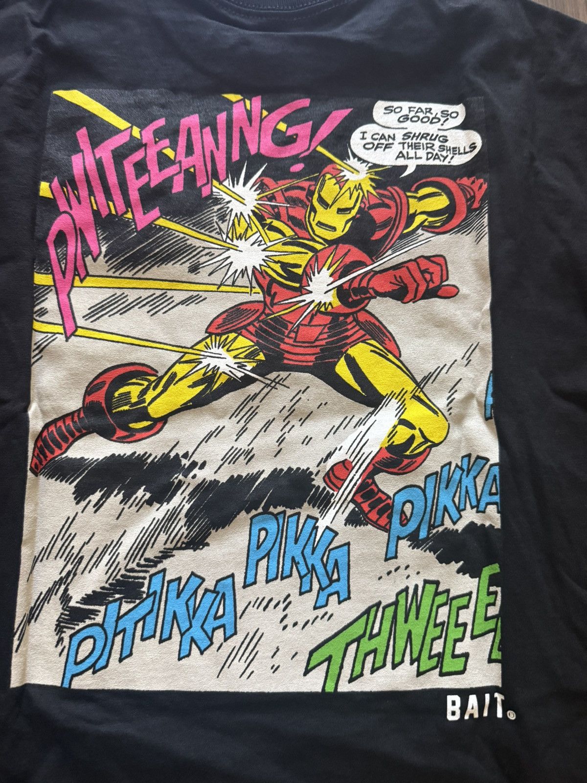 Bait BAIT x Marvel Iron Man Graphic T-Shirt Black Men’s Medium Size US M / EU 48-50 / 2 - 5 Thumbnail