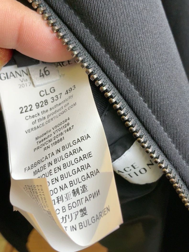 Versace Versace Genuine black jacket Size US S / EU 44-46 / 1 - 8 Thumbnail