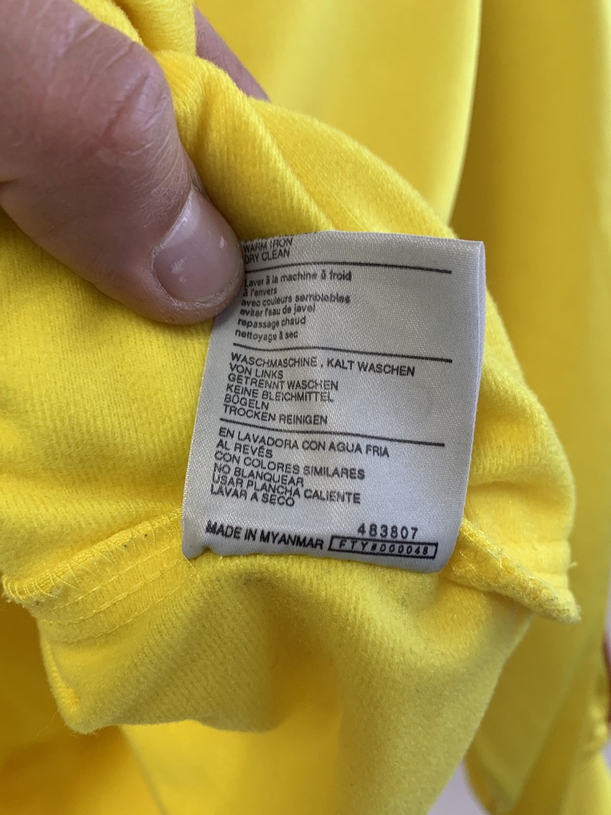 Kappa Vintage Kappa Track Jacket Yellow Windbreaker Men's Size US XL / EU 56 / 4 - 9 Thumbnail