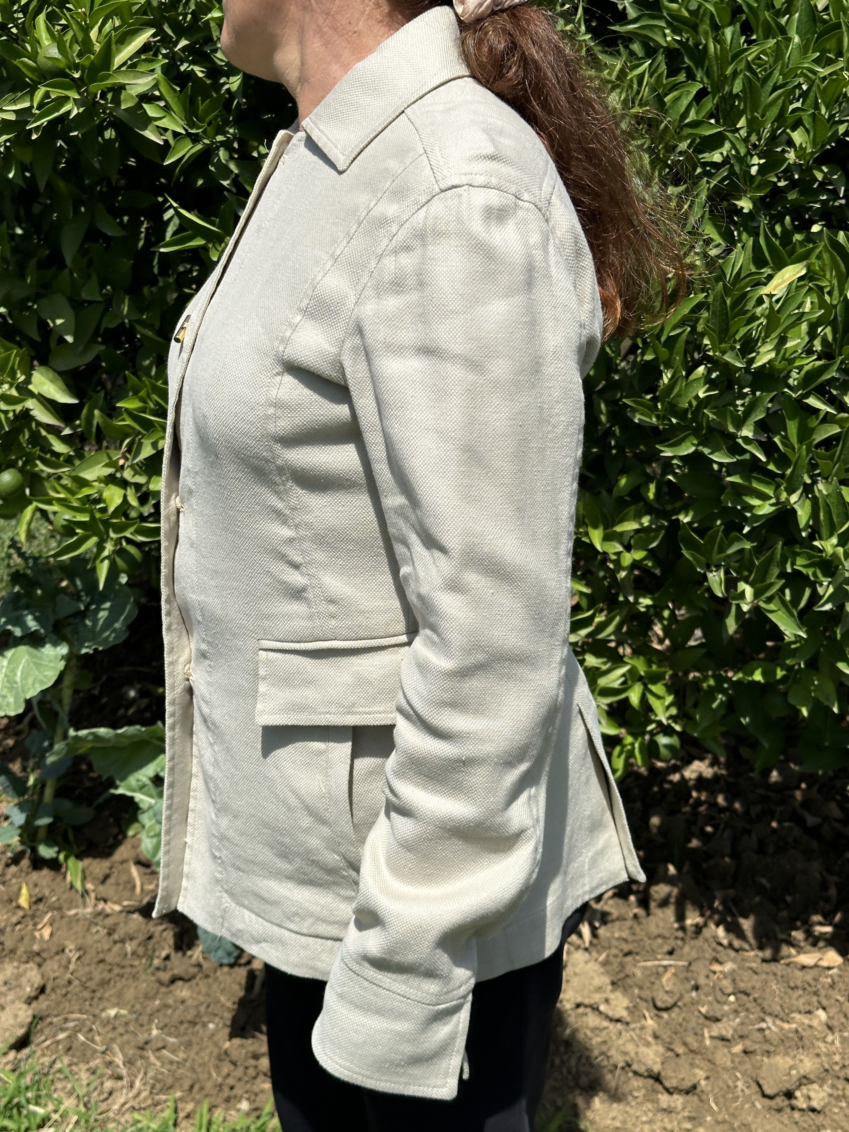 Loro Piana 1250$ Loro Piana Lino Flax Light Jacket Buttons Size 42 S M Size M / US 6-8 / IT 42-44 - 3 Thumbnail
