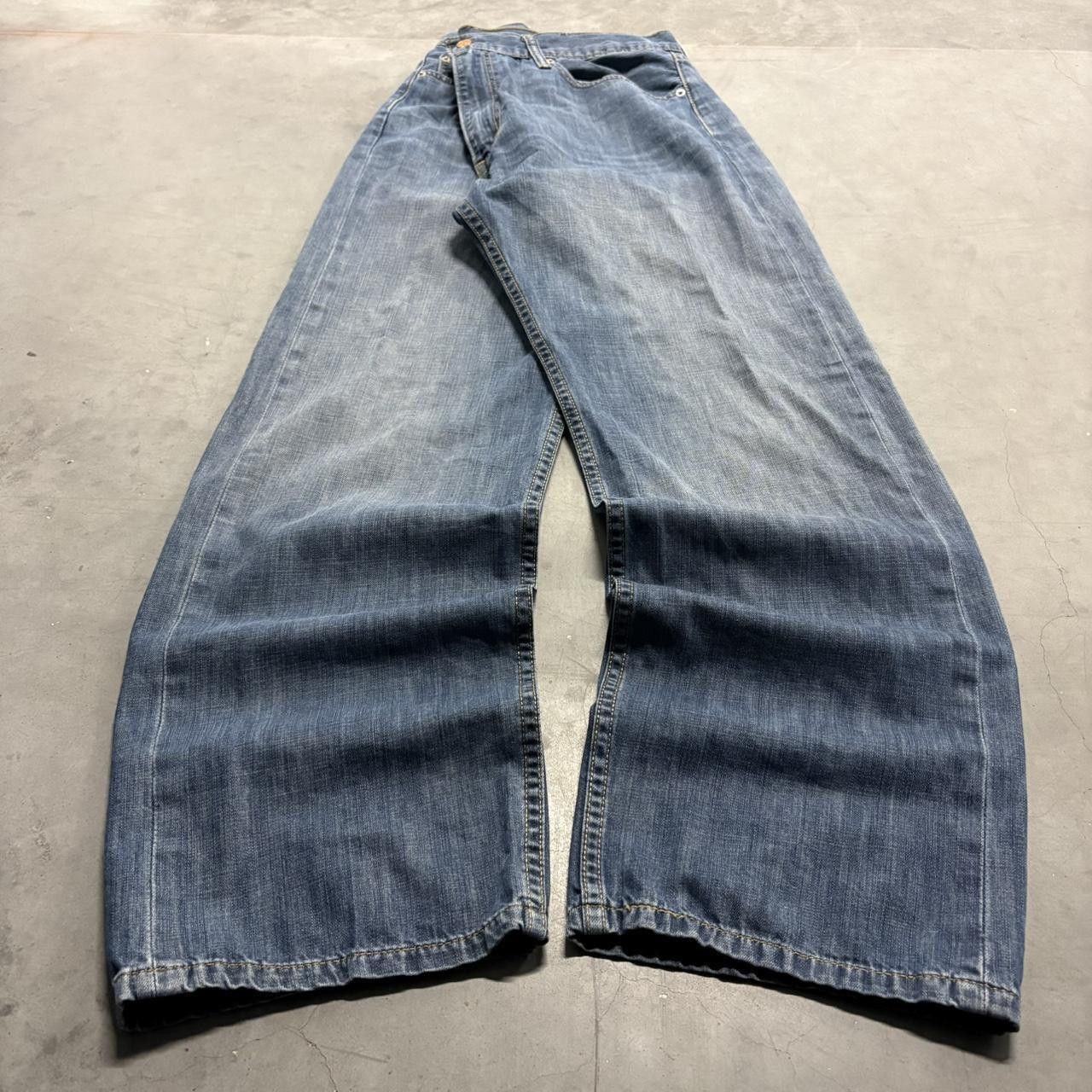 Levi's Crazy Vintage Y2K/2000s Baggy Levis 505 Streetwear Medium Wash Denim Jeans! Size US 38 / EU 54 - 3 Thumbnail