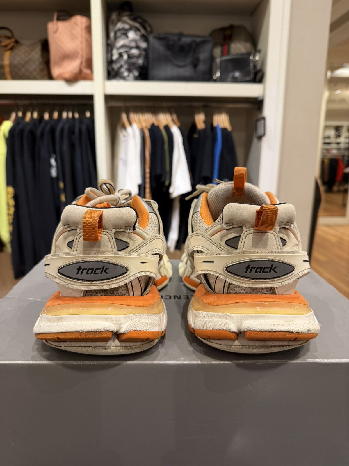 Balenciaga Balenciaga Track - White/Orange Size US 10 / EU 43 - 3 Thumbnail