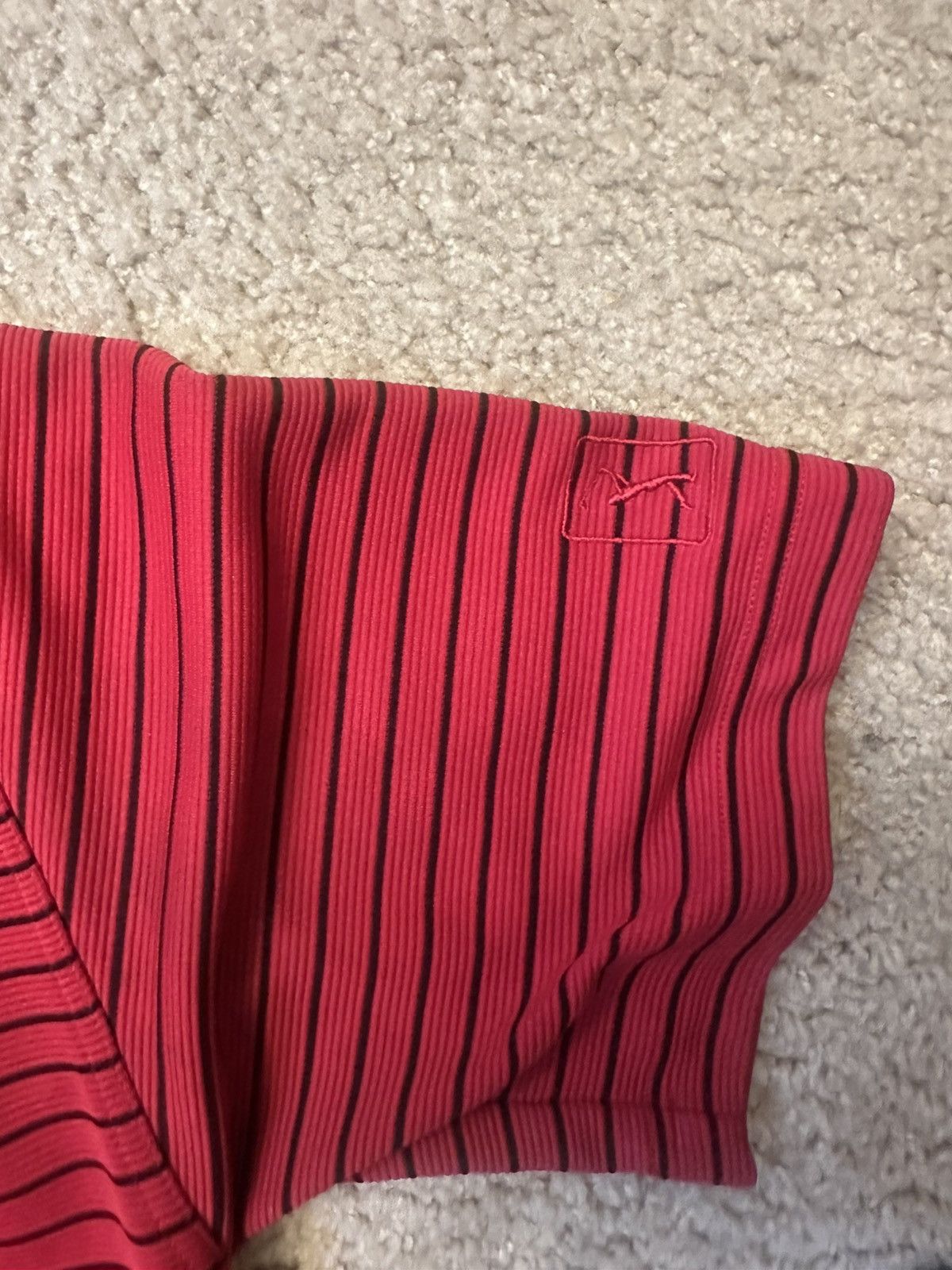 PGA Tour PGA tour red striped polo Size US L / EU 52-54 / 3 - 4 Thumbnail
