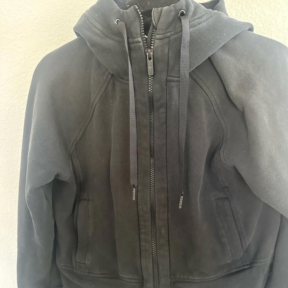 Lululemon Lululemon Back To It Hoodie Zipped Sweatshirt Black Fleece 4 Size S / US 4 / IT 40 - 5 Thumbnail