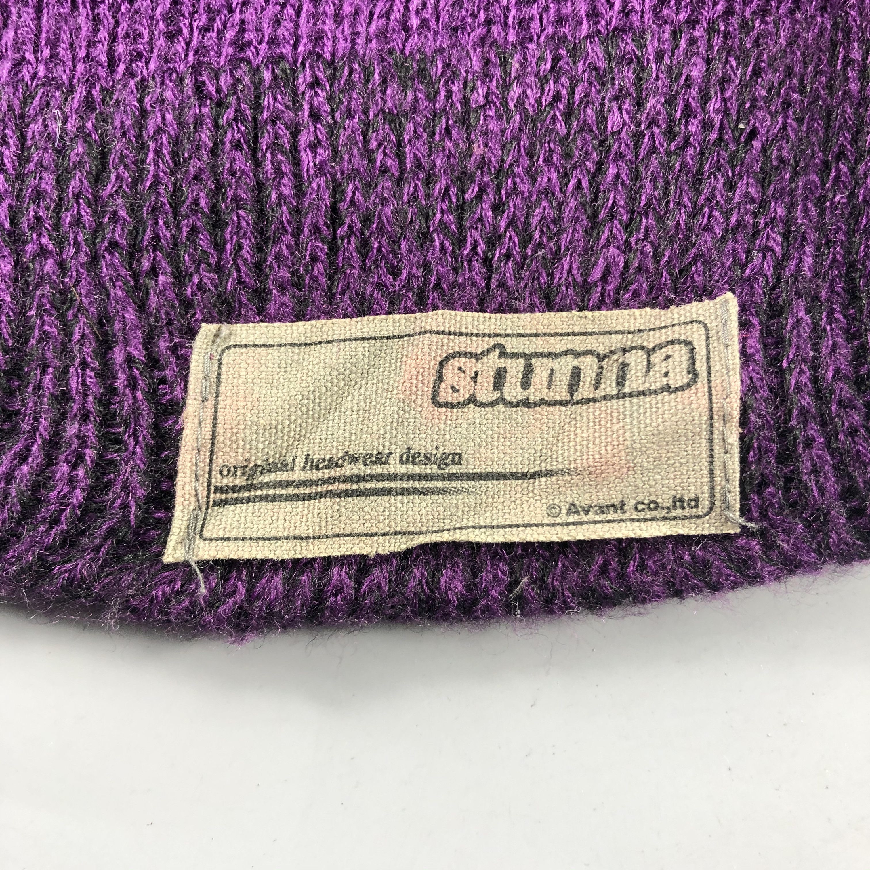 Japanese Brand × Vintage Stunna Checker Beanie Snow Hat Snow Cap -D057 Size ONE SIZE - 4 Thumbnail