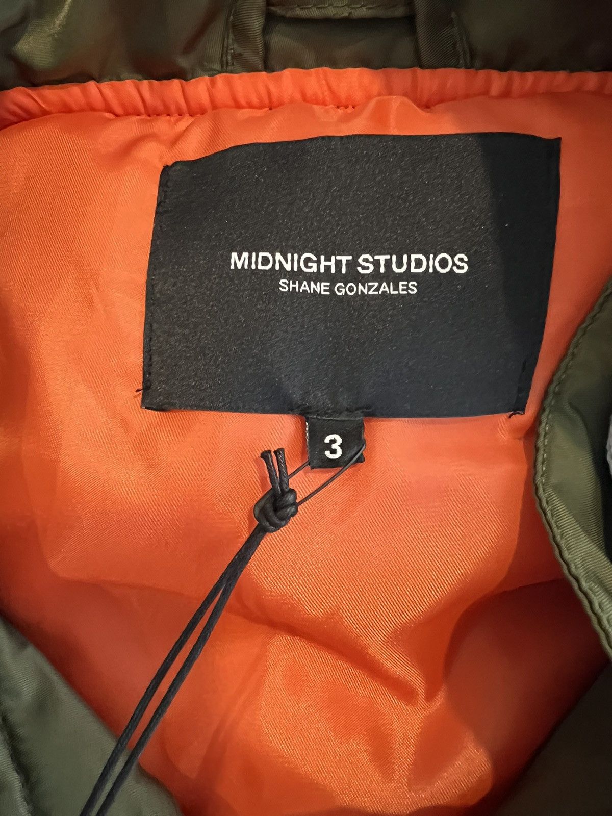 Midnight Studios New Midnight Studios MA-1 Bomber Detachable Logo Scarf 3 L Size US L / EU 52-54 / 3 - 23 Thumbnail