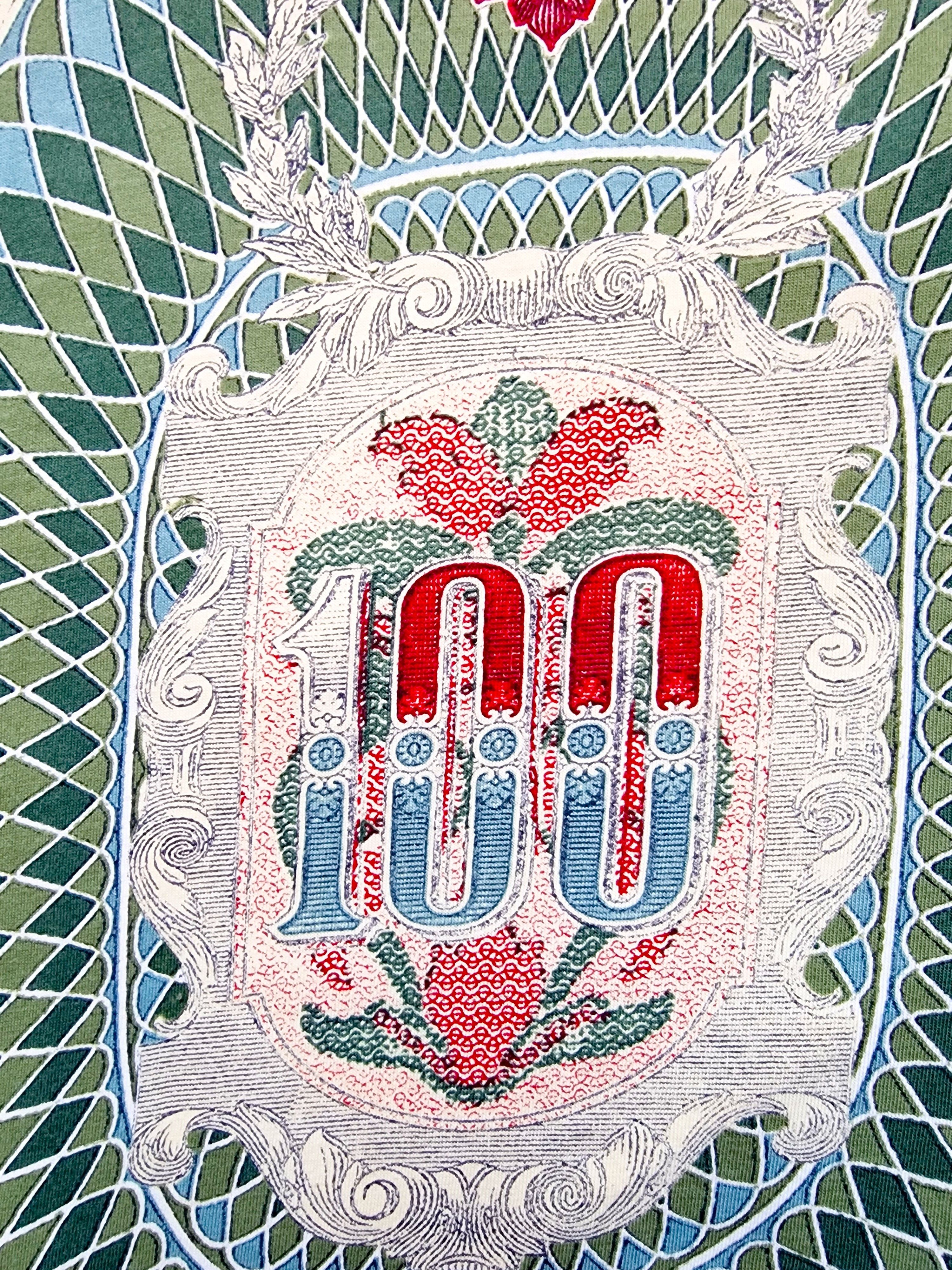Jean Paul Gaultier Jean Paul Gaultier S/S 1994 Tattoo Banknote T-shirt Top Tee Size US M / EU 48-50 / 2 - 4 Thumbnail