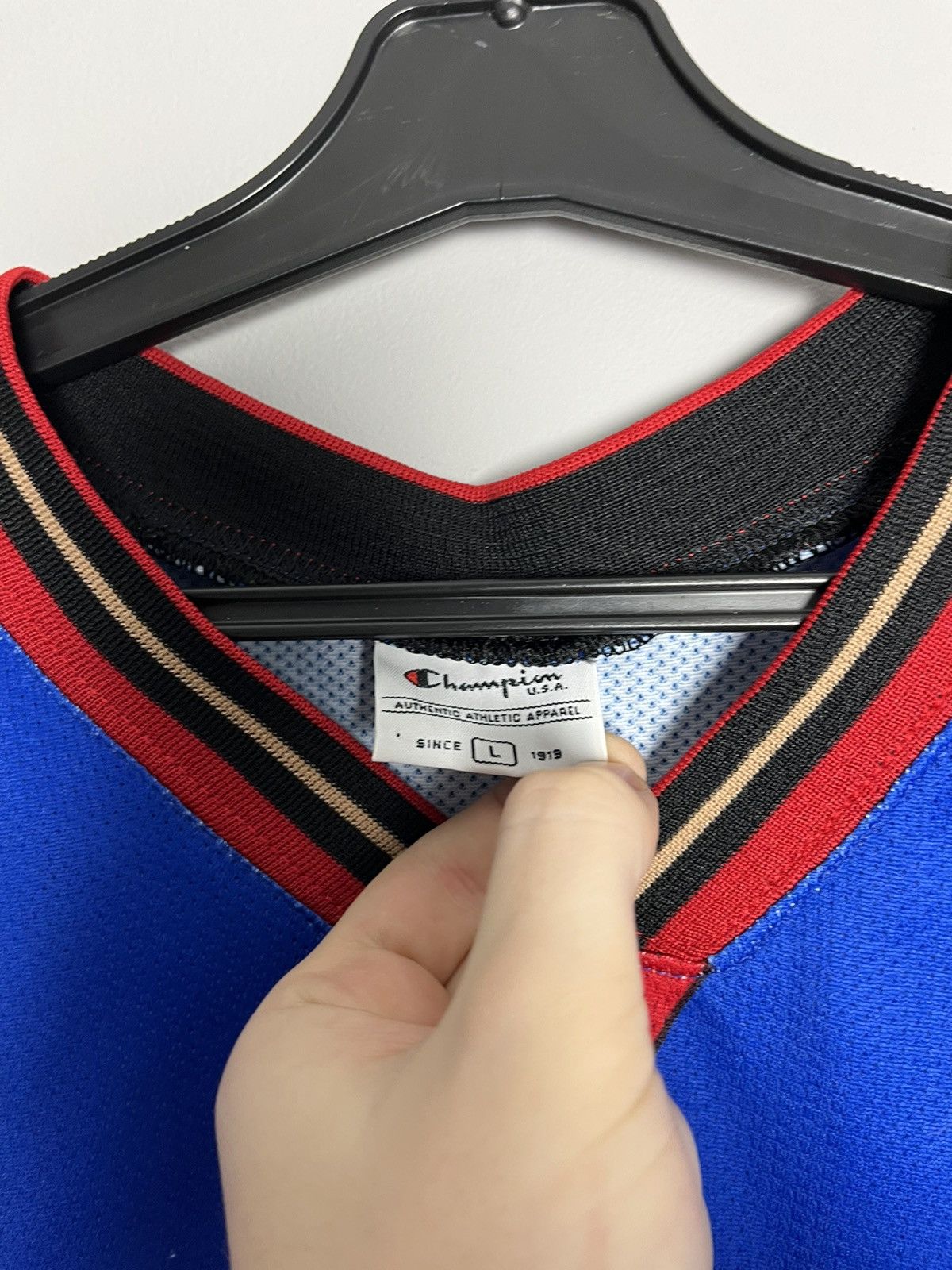 Champion Champion Philadelphia sixers Iverson 3 NBA vintage Jersey Size US L / EU 52-54 / 3 - 9 Thumbnail