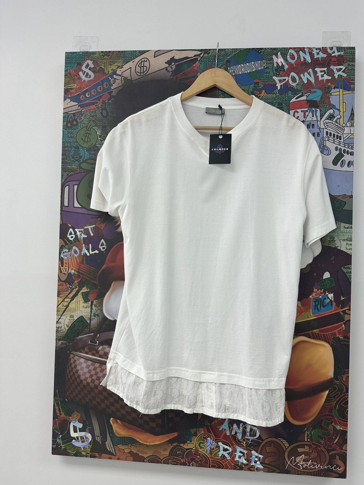 Dior Dior White Frilly T Shirt Size US S / EU 44-46 / 1 - 1 Thumbnail